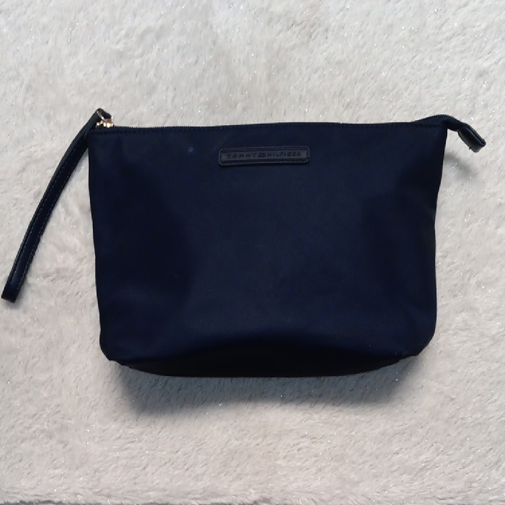 Tommy Hilfiger Red and Dark Blue Accessory Make up bag.
